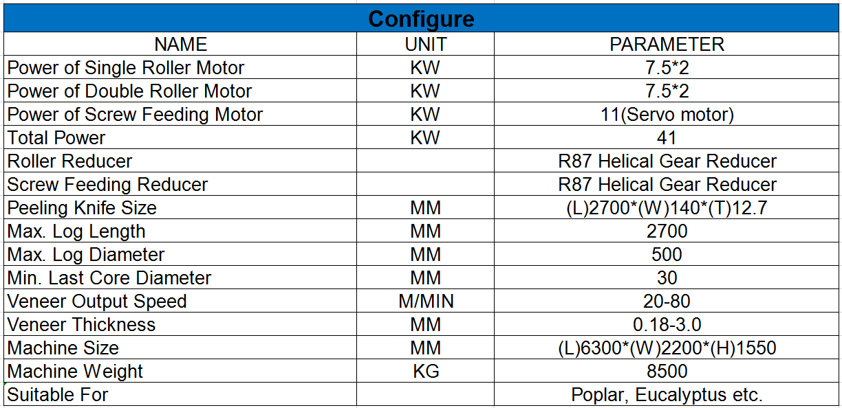8英尺单板去皮机