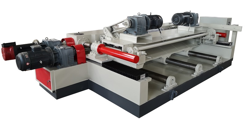 胶合板贴面削皮机