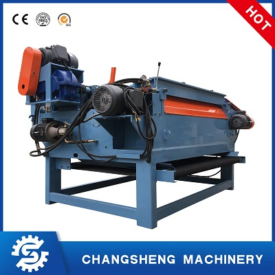 带树皮破碎机的液压原木剥皮机4英尺