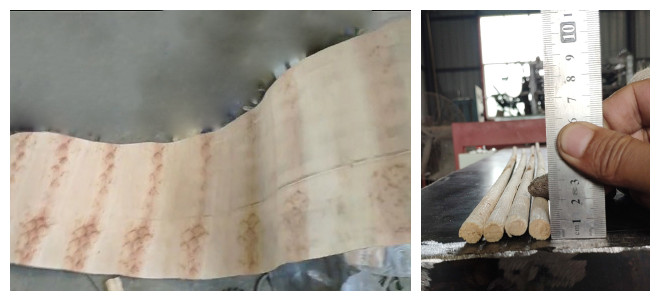 木芯贴面削皮机