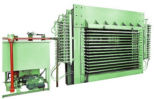 15层胶合板层压热压机