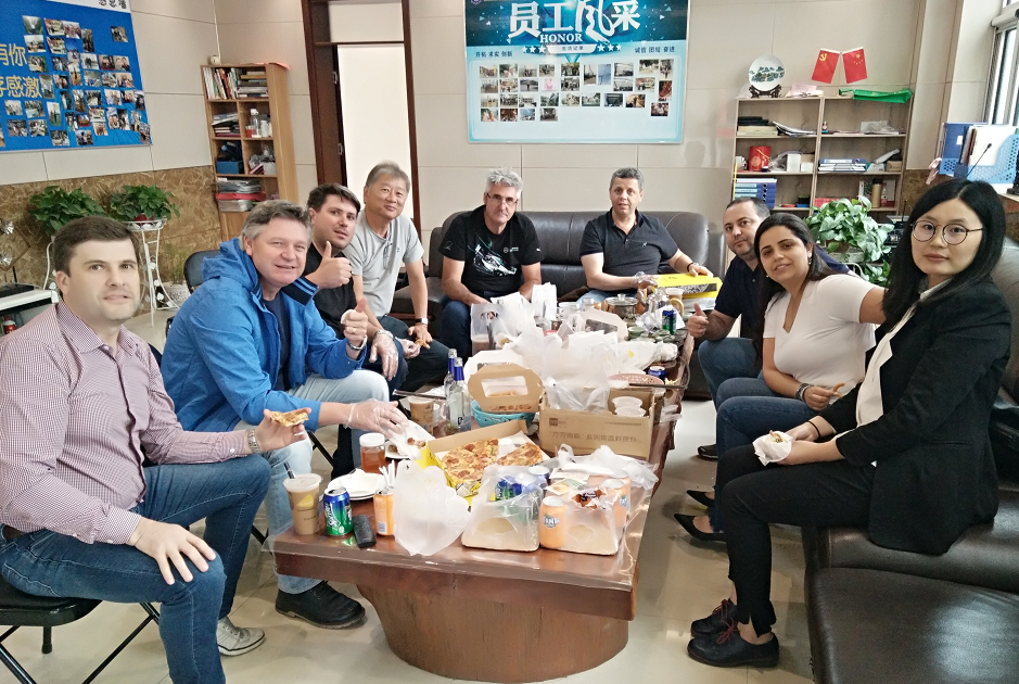 来自巴西的客户来访