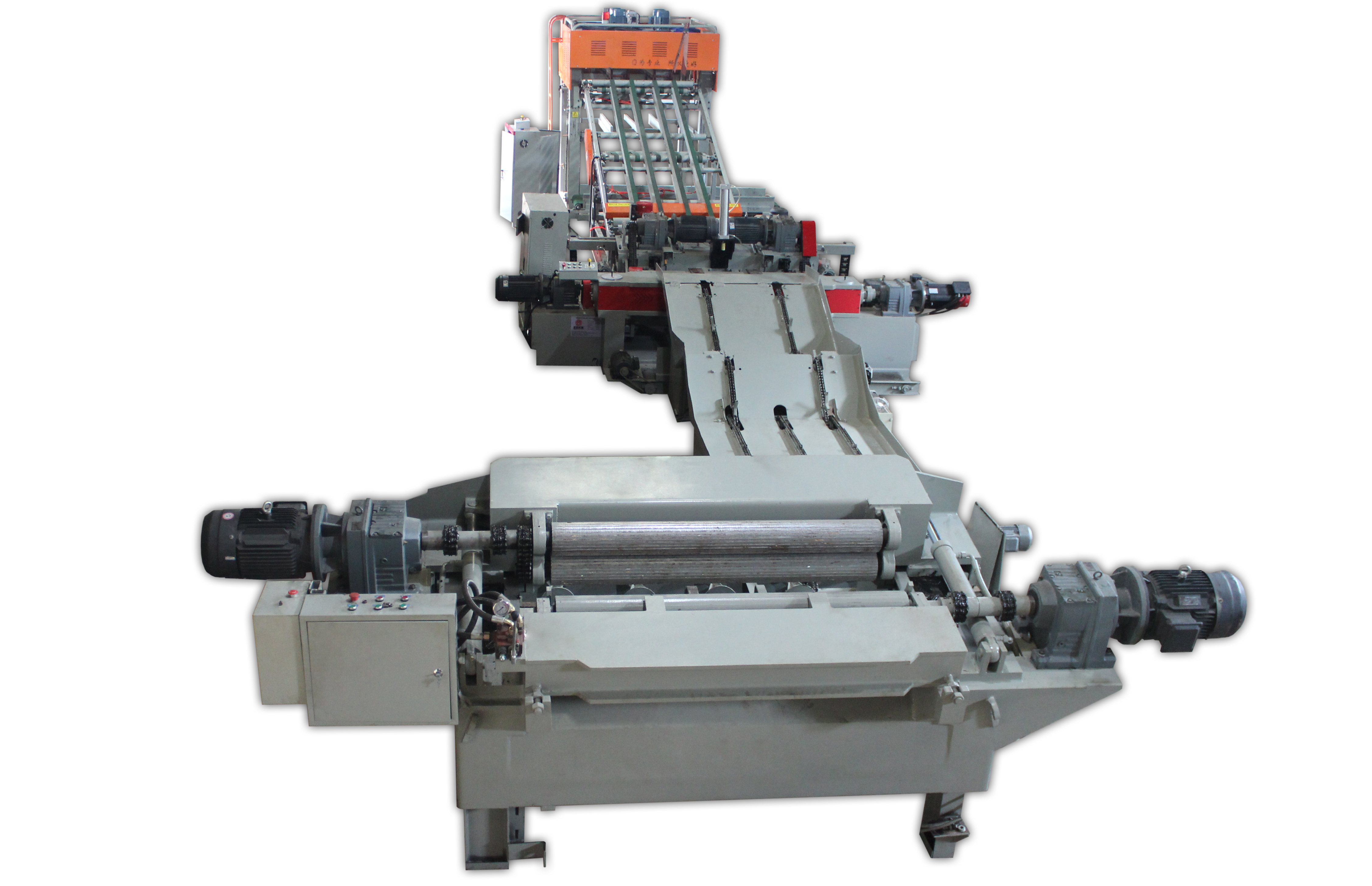 数控面单板去皮生产线